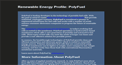 Desktop Screenshot of polyfuel.com