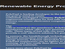 Tablet Screenshot of polyfuel.com
